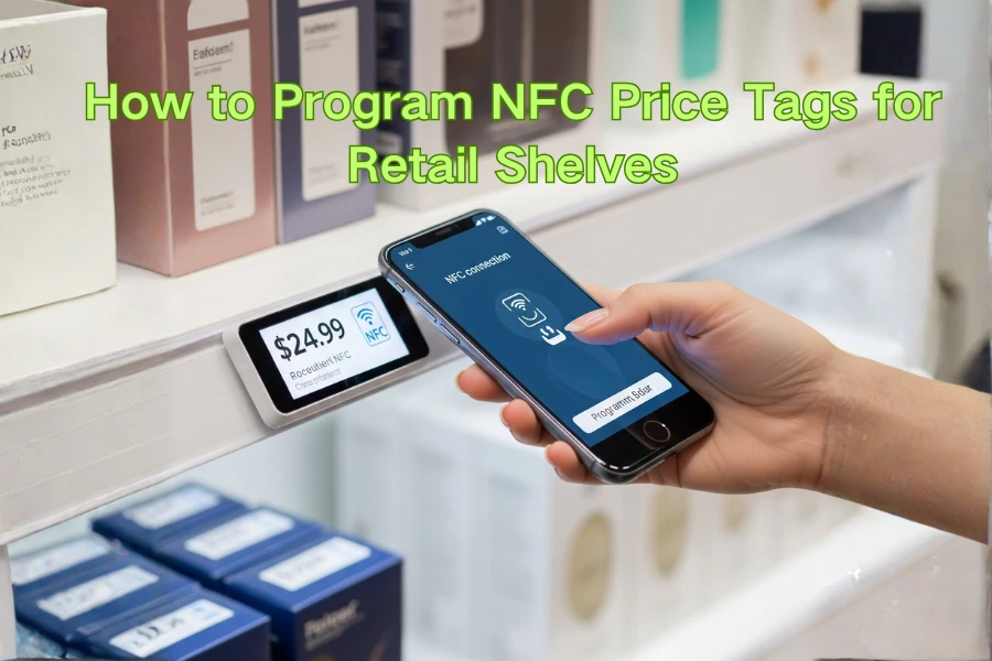 Kako programirati NFC oznake cijena za maloprodajne police